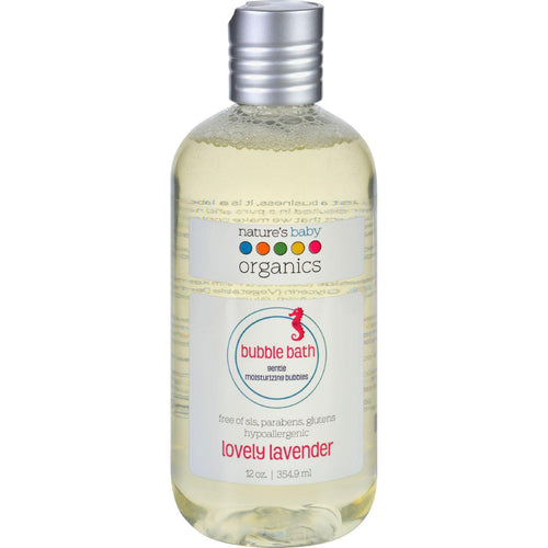 Nature's Baby Organics Bubble Bath - Moisturizing - Lovely Lavender - 12 Oz