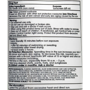 Thinksport Sunscreen - Safe - Kids - Spf 50 Plus - Family Size - 6 Oz